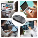 Slim Silent Bluetooth Wireless Rechargeable Mouse For PC Laptop Computer & USB