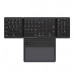 Rechargeable Wireless keyboard touchpad ultrathin Portable mini mute foldable